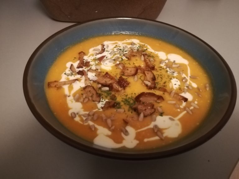 velouté d'hiver à la courge butternut