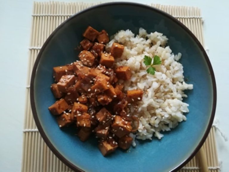 Tofu caramélisé
