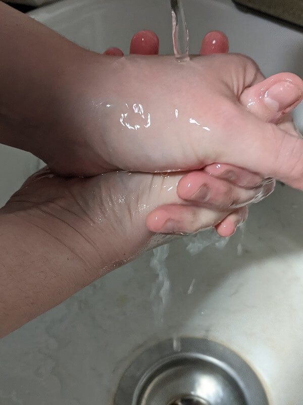 savon liquide mains fait maison