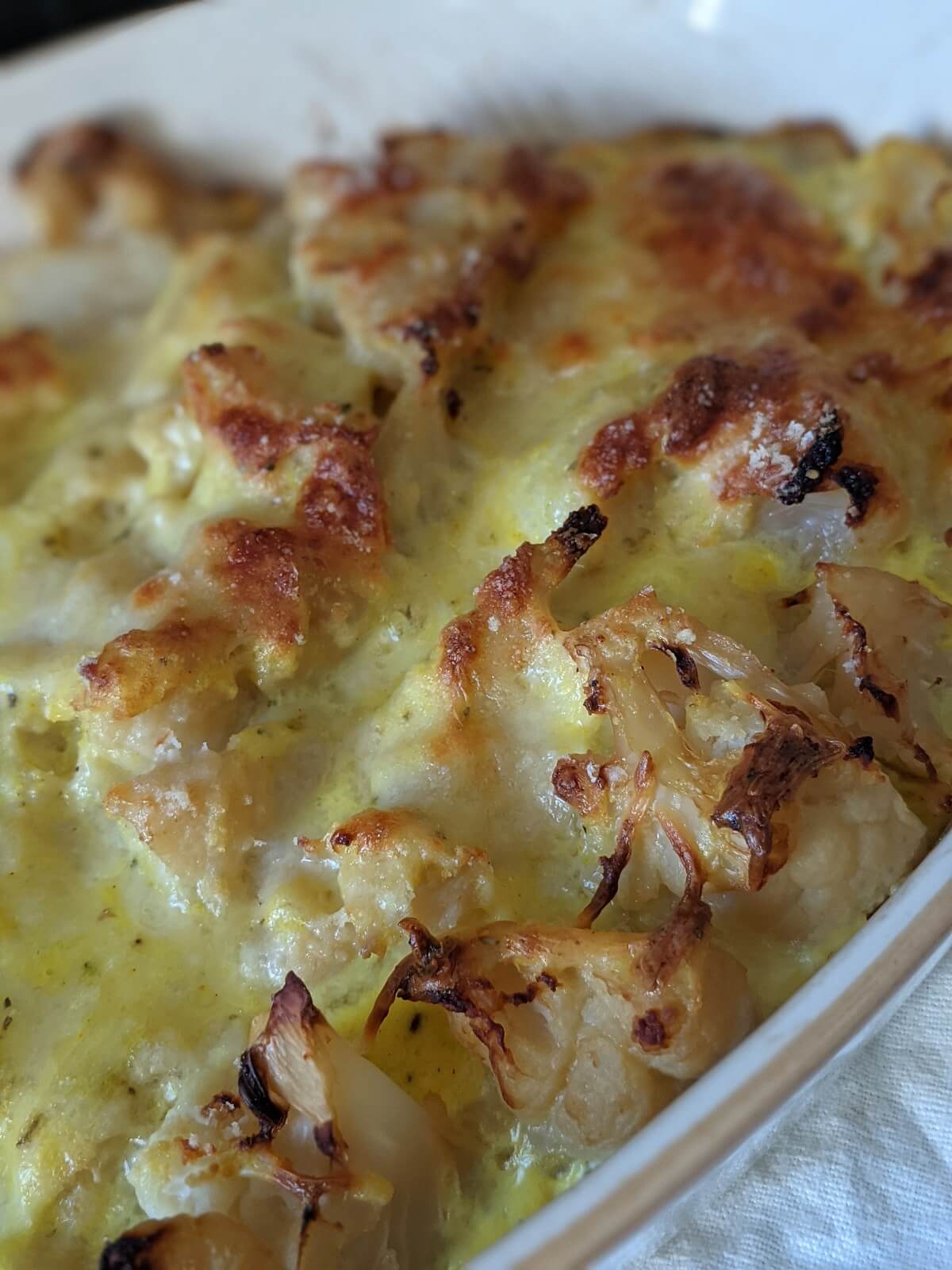 You are currently viewing Gratin de chou fleur allégé au parmesan