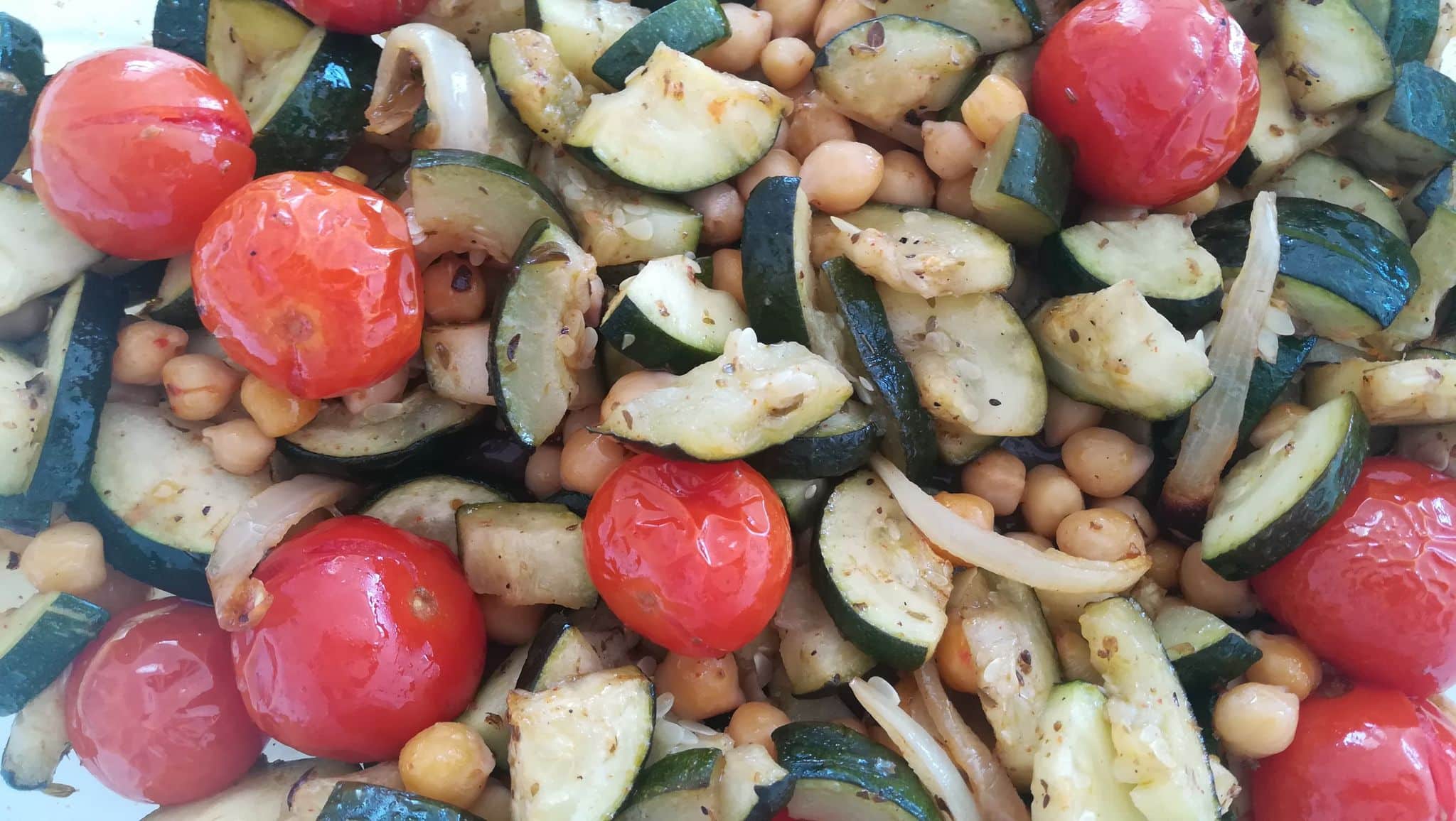 You are currently viewing Courgettes rôties au four
