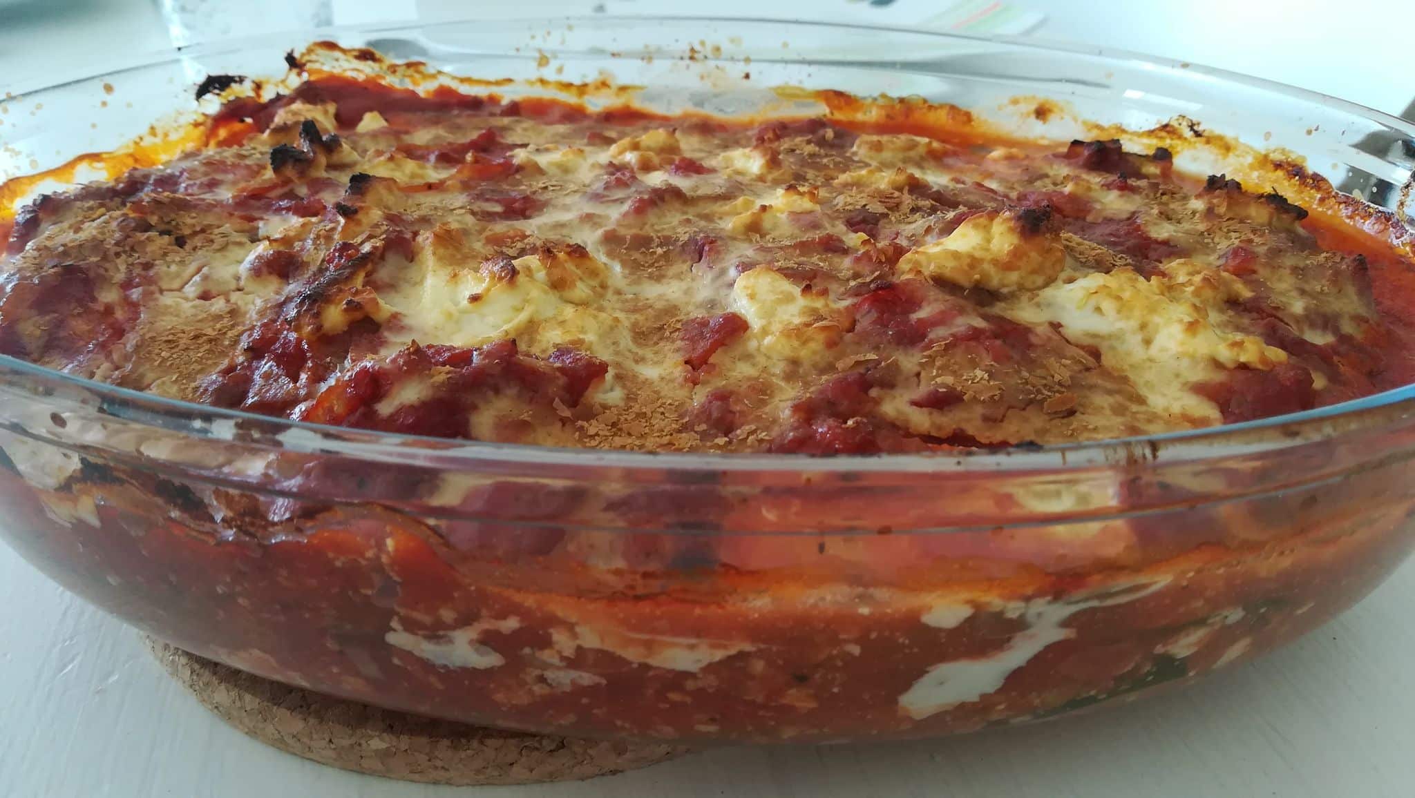 You are currently viewing Lasagnes aux courgettes et au fromage de chèvre sans pâte