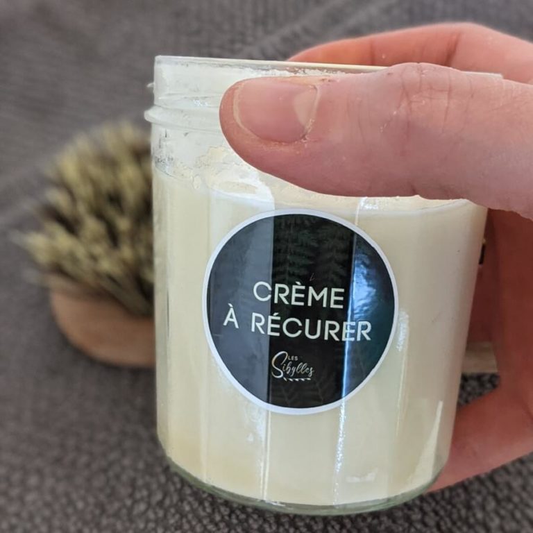 produit menager maison crème à récurer