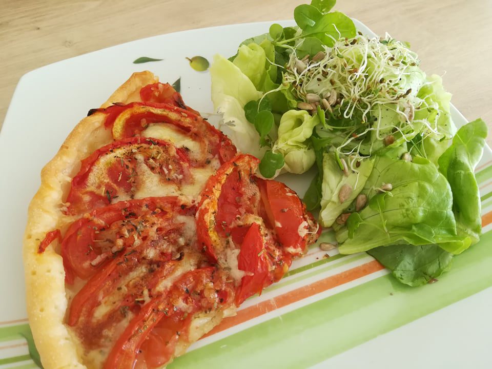 tarte à la tomate