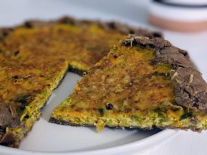 Lire la suite à propos de l’article Quiche rustique aux poireaux et carottes sans gluten