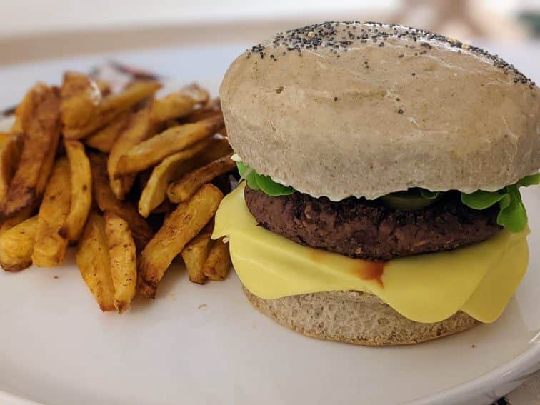 burger vegan aux haricots rouges