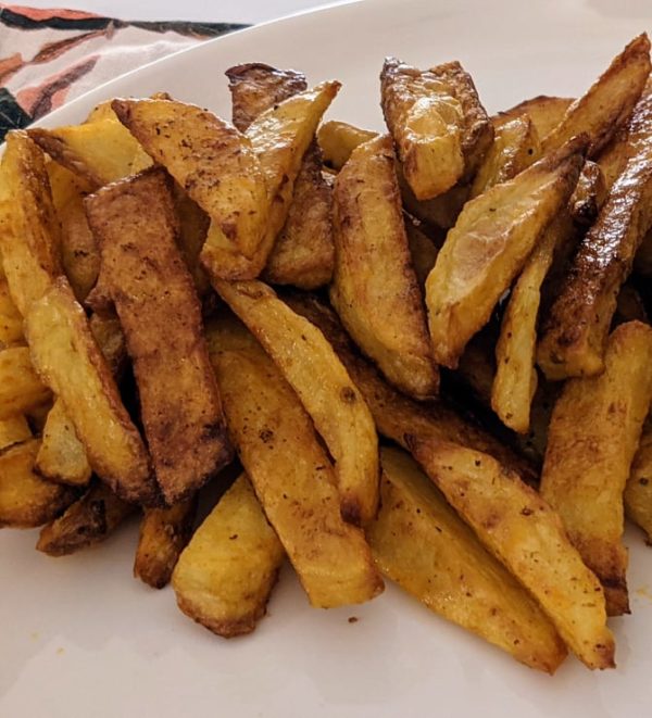 cuisson des frites maison au four