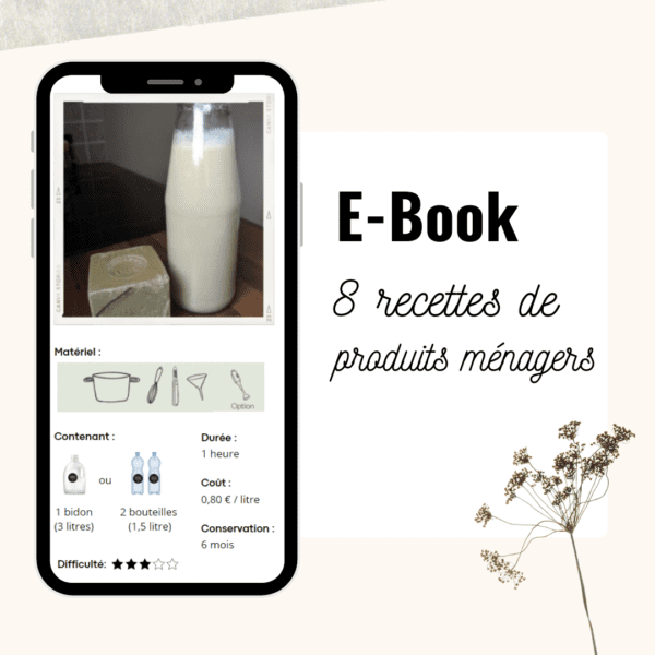 E-book 8 recettes produits ménagers incontournables