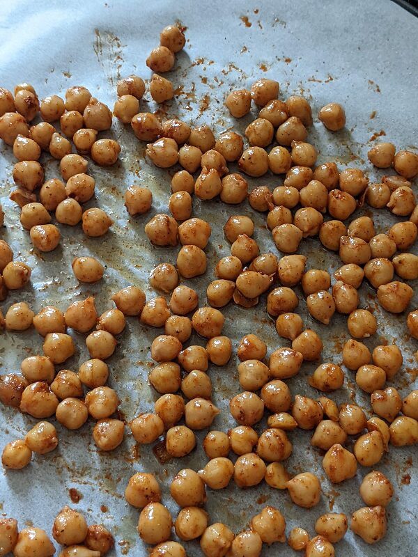 pois chiche grillés maison avant cuisson