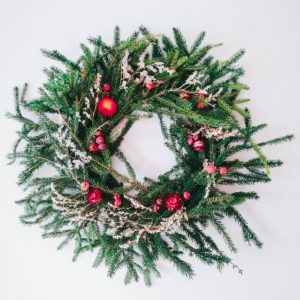 tuto couronne de noël