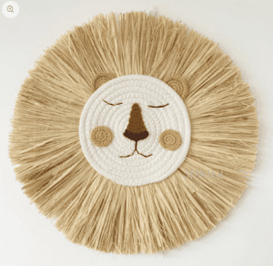 idée cadeau tête de lion déco enfant