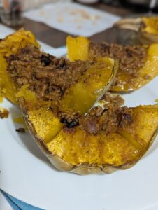 Lire la suite à propos de l’article Courge spaghetti farcie à la bolognaise maison : une recette gourmande et saine