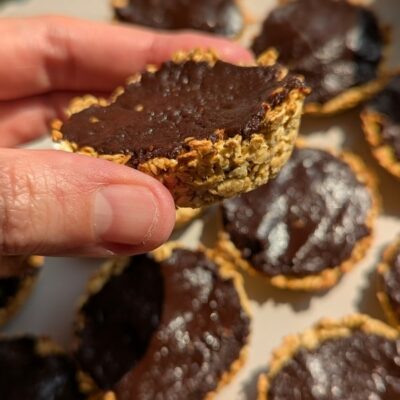 biscuit croquant à l'avoine et chocolat healthy
