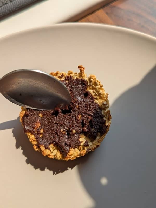 mettre le chocolat sur la tartelette