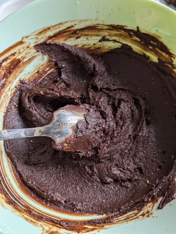 nappage chocolat noir et beurre de cacahuète