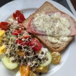 Lire la suite à propos de l’article Tartine express au jambon et à la mozzarella